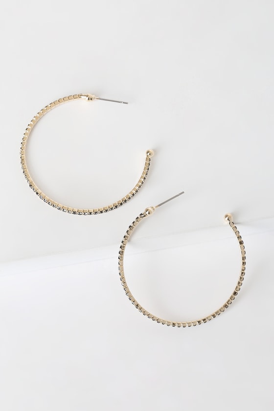 Amina Muaddi Mini Cameron crystal-embellished Hoop Earrings - Farfetch